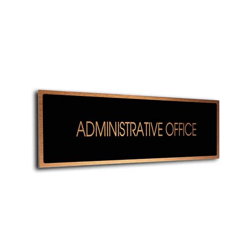 Administrative Office Door Sign. Clearly label every room in your ...