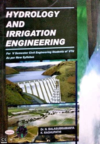 Buy Hydrolagy and Irrigation Engineering for V sem civi engineering ...
