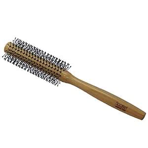 Buy Scarlet Line Professional Round Maple Wood Anti Static Hair Styling ...