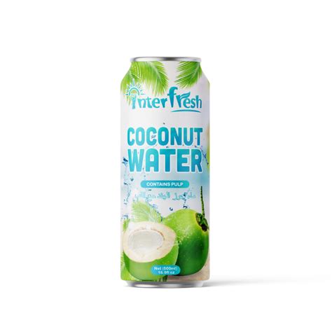 500ml Interfresh Coconut Water with Pulp no sugar - Interfresh Food ...