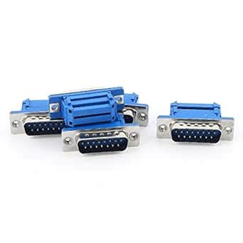 3NH® 5pcs D-SUB DB15 15 Pin Male IDC Crimp Connector for Flat Ribbon ...
