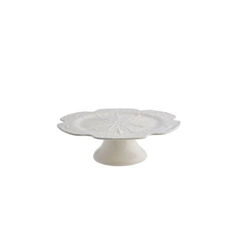Bordallo Pinheiro | Cabbage Cake Stand 31cm Beige | Bring Luxury Home ...