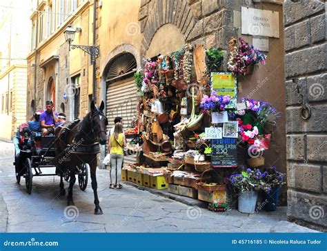 Typical Grocery Shop in Florence City , Italy Editorial Image - Image ...