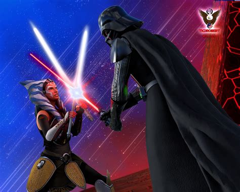 Star Wars Rebels Darth Vader Vs Ahsoka