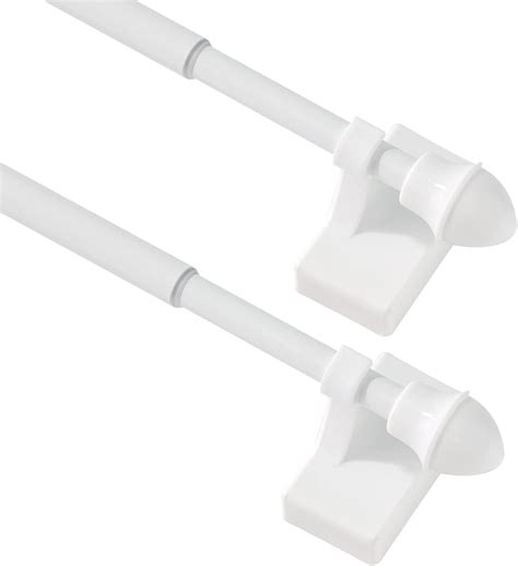 Buy Magnetic Curtain Rods 4 Pack for Metal Doors and Windows, Multi-Use ...