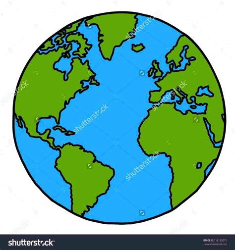 Easy Earth Drawing at PaintingValley.com | Explore collection of Easy ...