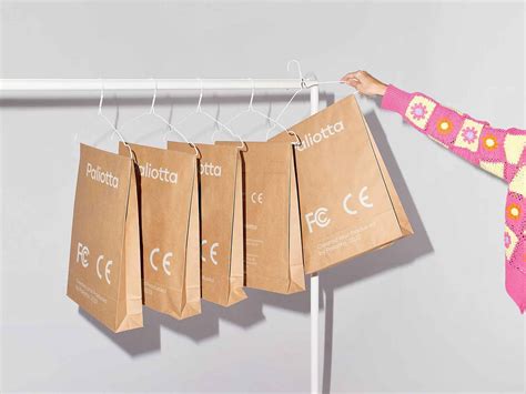 Hanging Paper Bags Mockup (PSD)