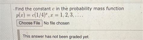 Example of Calculating Constant to Probability Mass Function That It Is Valid 的图像结果