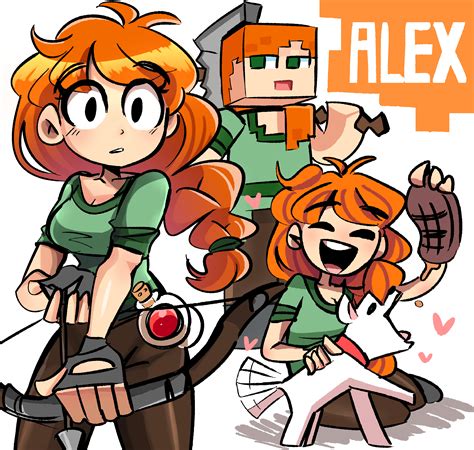 Alex (Minecraft) | Danbooru