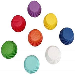 Buy BIG BOX Plain Cup 100 pcs Cupcake Liners Cupcake Liners Rainbow ...