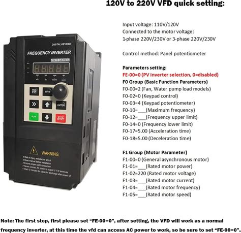 ATO VFD 110V Input 220V 3 Phase Output 3hp, 120V VFD India | Ubuy