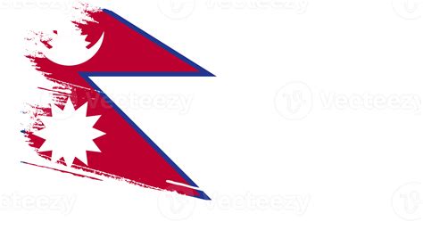 Nepal flag with grunge texture 12025104 PNG