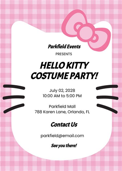 FREE Hello Kitty Templates & Examples - Edit Online & Download ...