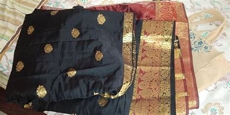 Soru Fashion Women's Banarasi Pure Silk Saree with Unstitched Blouse ...