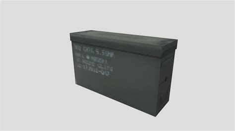 Ammunition Container (Low poly PS1) - Download Free 3D model by ...