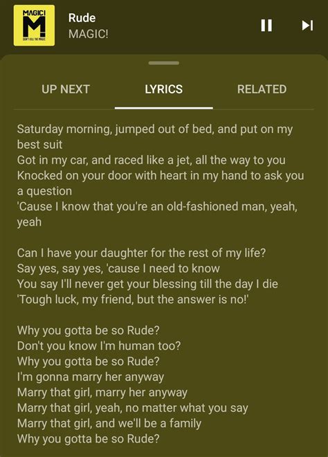 Rude Magic Lyrics