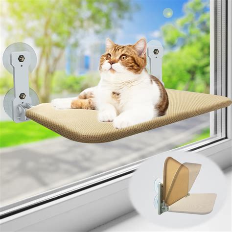 Tucker Murphy Pet™ Foldable Cat Window Perch, Cordless Cat Window ...