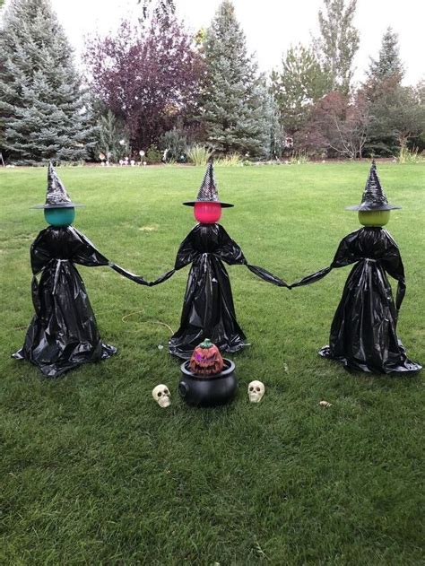outdoor halloween witch