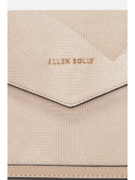 Buy Allen Solly Cream Pu Textured Sling Bag Online