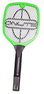 SUPER TOY Rechargeable Mosquito Killer Bug Zapper Racket Bat with 3 ...