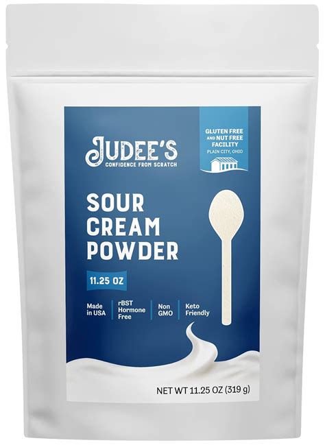 Amazon.com : Judee’s Sour Cream Powder 11.25 oz - 100% Non-GMO, rBST ...