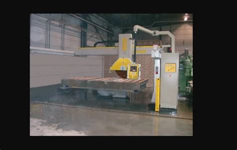Bridge Saw Machine - 4 Axis CNC Bridge Saw Machine for Marble and ...