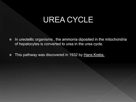 Urea cycle:Metabolism of ammonia | PPTX