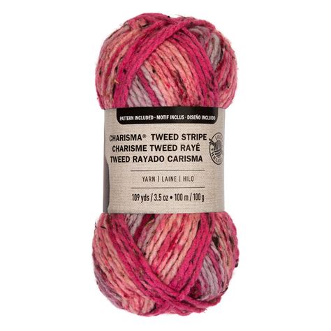 Charisma® Tweed Stripe Yarn by Loops & Threads® | Michaels