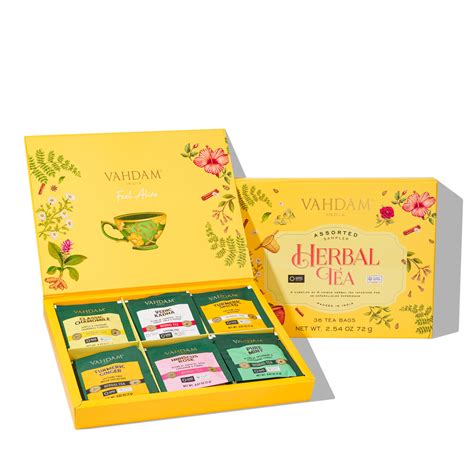 Herbal Infusion Assortment Gift Set, 6 Variants