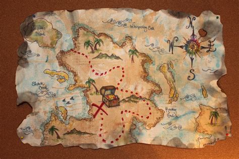 Pirate Treasure Map Template