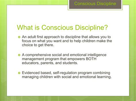 Conscious Discipline - Behavior and the Brain | PPTX