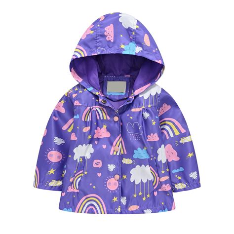 eczipvz Rain Coats for Kids 5-6 Year Old Coat Spring and Fail Jacket ...