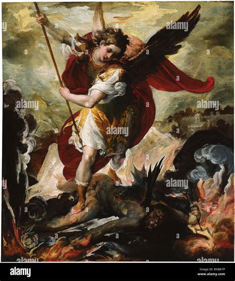 St Michael Slaying The Devil Art