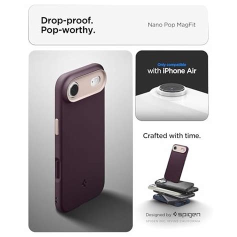 Spigen iPhone Case | Spigen Nano Pop MagFit TPU Covered Camera Control ...