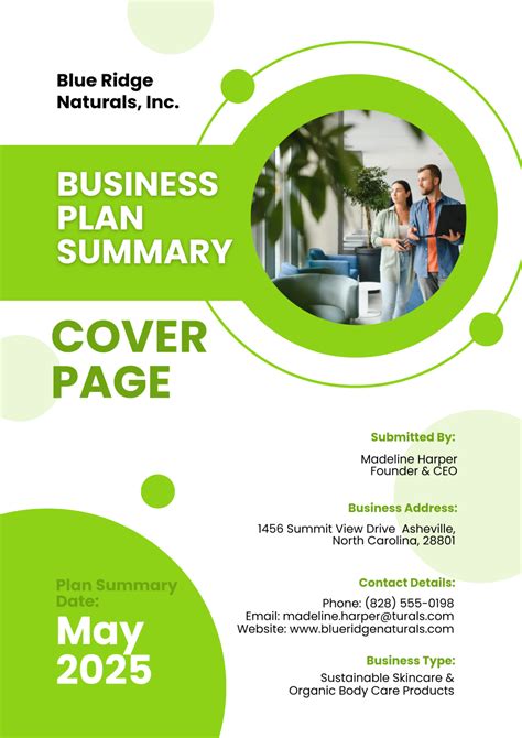 Business Plan Cover Page 的图像结果
