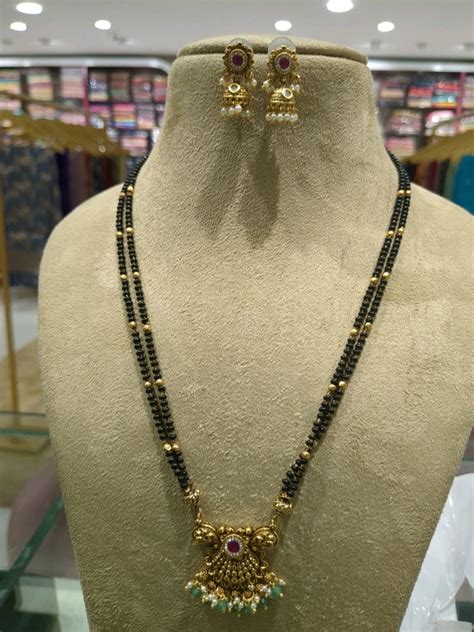Kundan Black Beads Set(5906)