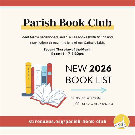 2026 Book Club - St. Irenaeus Catholic Church