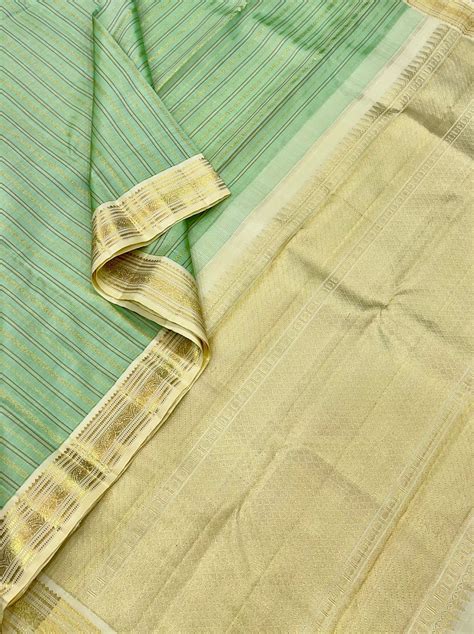Pure Kanjivarams | teal X cream | hand korvai border x Pallu |Handwove ...