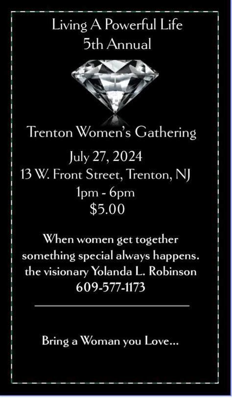 5 Annual Trenton Women’s Gathering , Hub-13, Trenton, 27 July 2024 ...