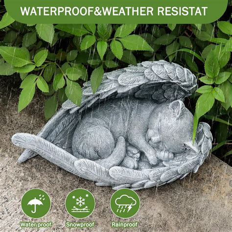 Pet Memorial Stone, Cat Memorial Statue, Pet Angel India | Ubuy