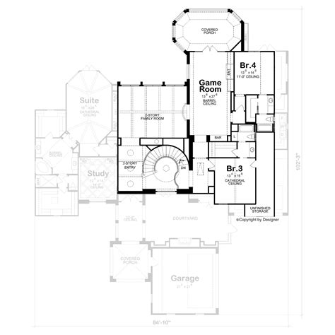 French Floor Plan - 4 Bedrms, 4.5 Baths - 4629 Sq Ft - #120-2815
