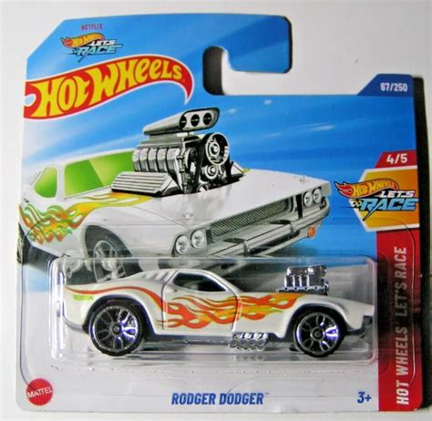 Hot Wheels 2025 Tekli Araba Rodger Dodger Beyaz 4/5