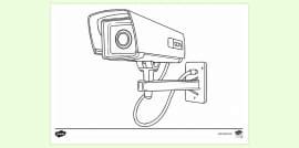 Pinhole camera | Colouring Sheets (teacher made) - Twinkl