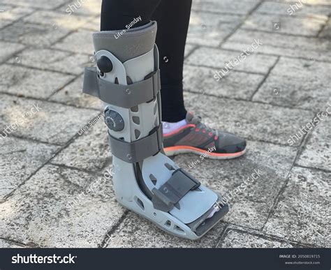 Sprained Ankle Boot And Crutches