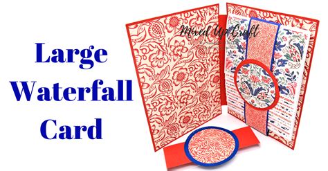 Image result for Waterfall Card Large Tutorial