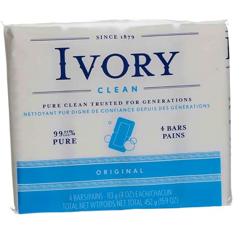 Ivory Bar Soap, Original 4 oz, 4 bars (Pack of 6) - Walmart.com