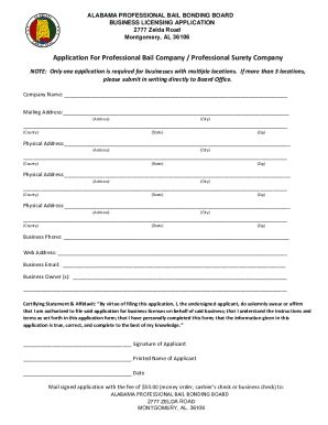 Fillable Online Bonding Company Forms - aoc e-forms Fax Email Print ...