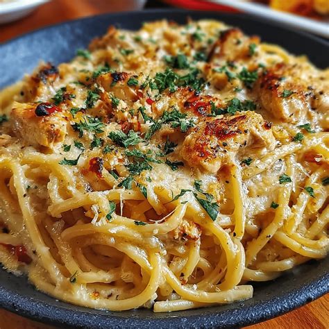 Easy Monterey Chicken Spaghetti Bake Recipe