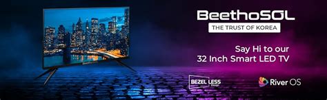 BeethoSOL 80 cm (32 inch) Bezel Less HD Ready LED Smart Android TV ...