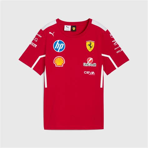 PUMA 2025 Team T-shirt - Scuderia Ferrari F1 | Fuel For Fans